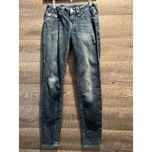 True Religion Skinny Straight Leg Jeans Size 26